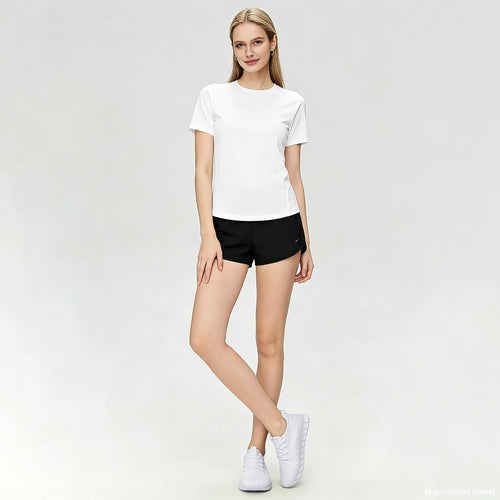 White knit slip-on walking sneaker without a visible logo - additional view 2