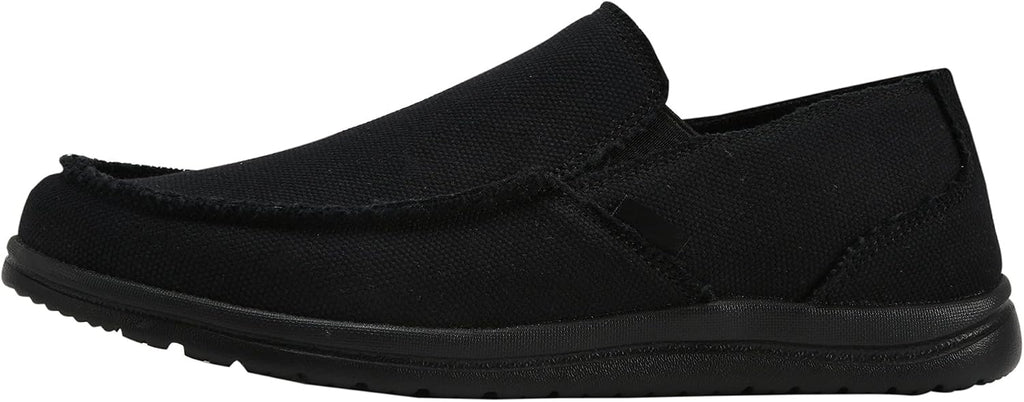 Black slip-on casual loafer without a visible logo - additional view 2